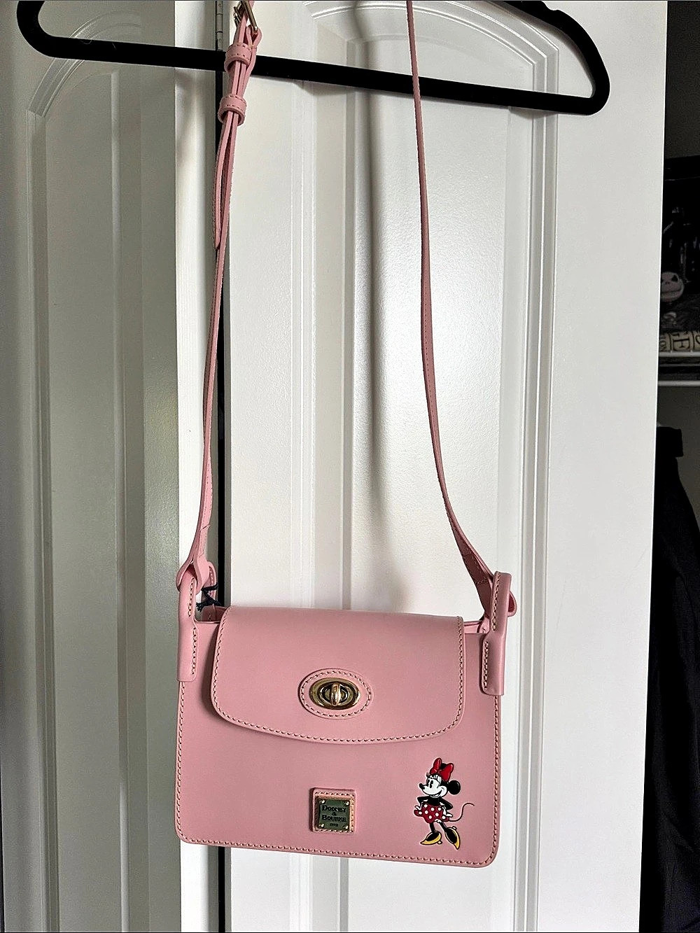 Dooney & Bourke Minnie Mouse Pinky Crossbody Bag Pink